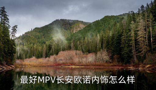 最好MPV长安欧诺内饰怎么样
