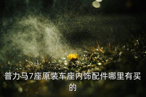 普力马7座原装车座内饰配件哪里有买的