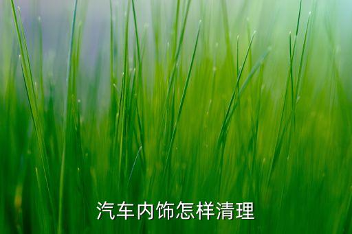 如何清除汽车内饰灰尘污垢，汽车内饰怎样清理