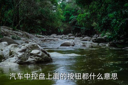 保时捷中控按钮功能图解，保时捷卡宴内部按钮都代表啥功能