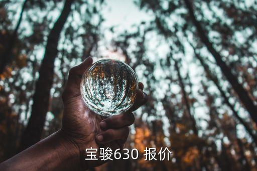 宝骏小轿车报价，宝骏630 报价