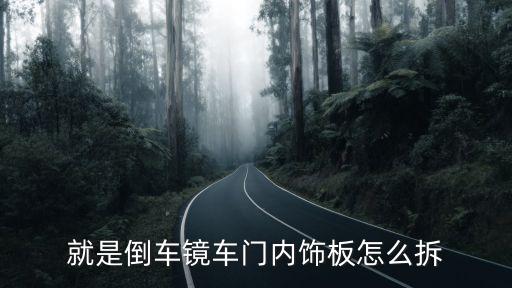 就是倒车镜车门内饰板怎么拆