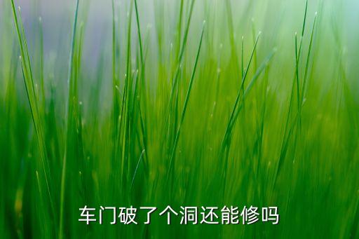 汽车车门破洞，车门破了个洞还能修吗
