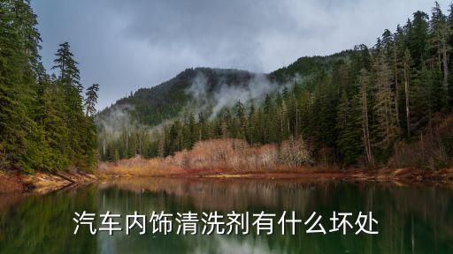 汽车内饰清洗剂有什么坏处