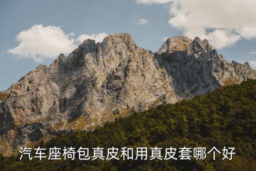 汽车座椅包真皮和用真皮套哪个好
