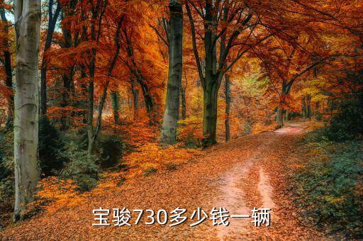 宝骏730多少钱一辆