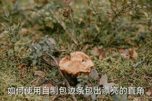 包边条怎么包直角边，会计凭证包边法