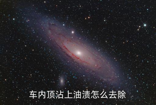 汽车内饰顶棚有油渍怎么清洗掉，车子内饰的顶棚上弄上了一桶豆油怎么去掉呀